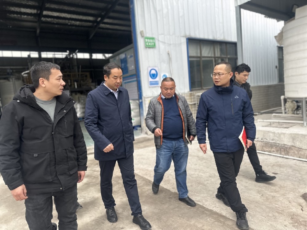 重要来访∣湘乡市委组织部部长领导一行莅临齐贤新材调研视察